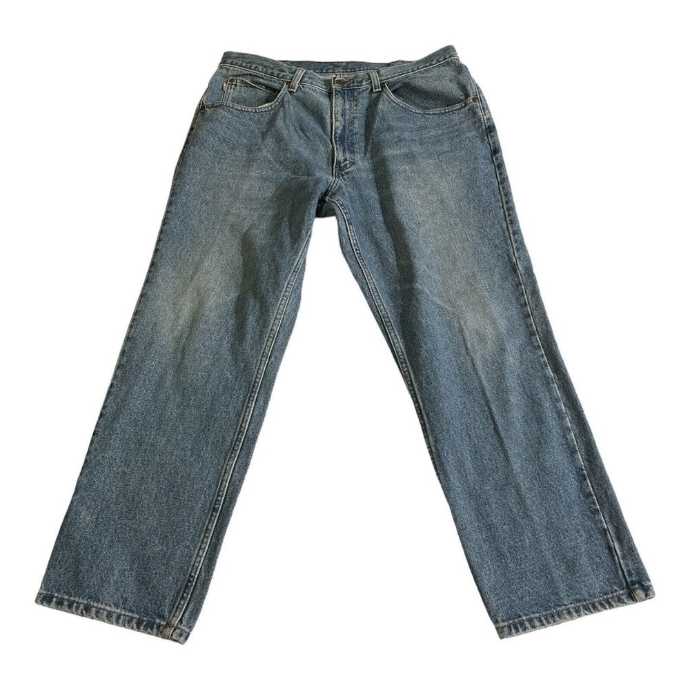 L.L. Bean 37x29 Classic Fit Blue Jeans Vintage Classic Denim Double L Faded